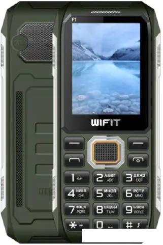 Кнопочный телефон Wifit Wiphone F1 (темно-зеленый) - фото