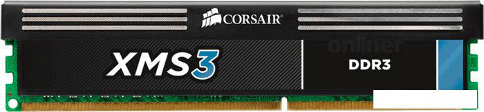 Оперативная память Corsair XMS3 2x4GB DDR3 PC3-12800 KIT (CMX8GX3M2A1600C9) - фото