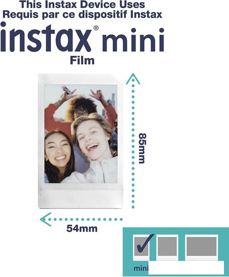 Мобильный фотопринтер Fujifilm Instax Mini Link 2 (темно-синий) - фото