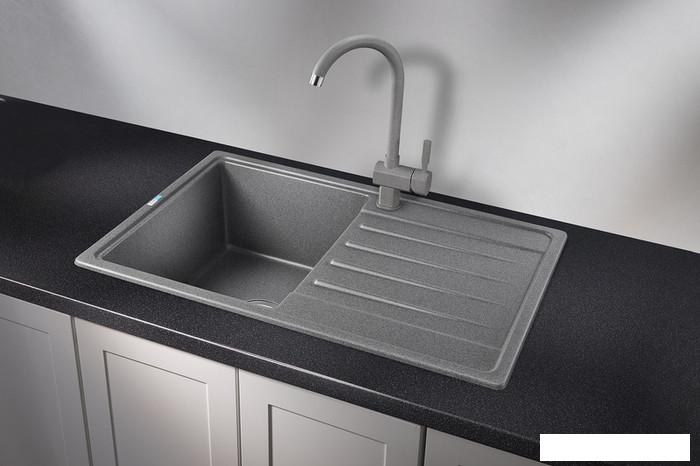 Кухонная мойка Granula ST-7602 (графит) - фото