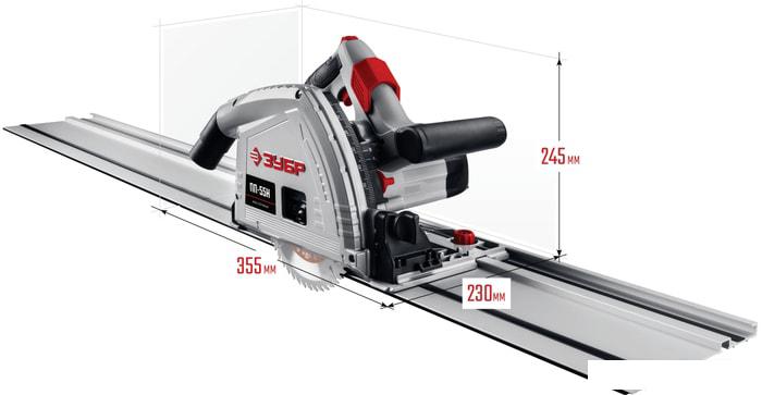 Дисковая (циркулярная) пила Зубр ПП-55Н - фото