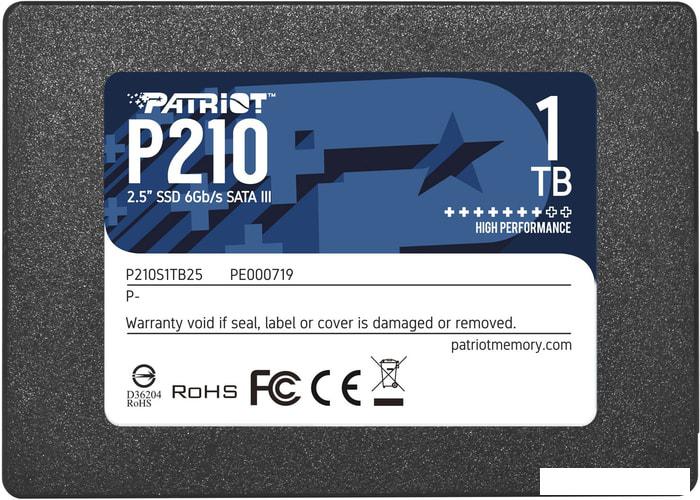 SSD Patriot P210 1TB P210S1TB25 - фото