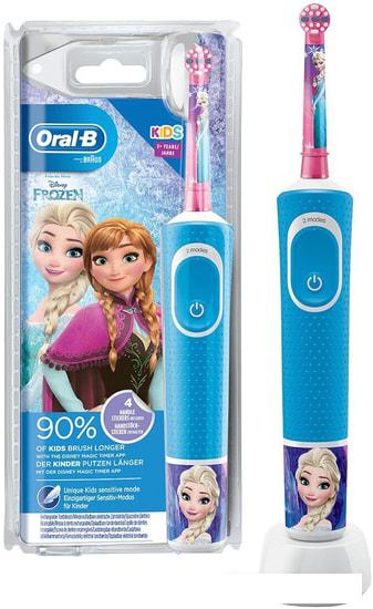 Электрическая зубная щетка Braun Oral-B Kids Frozen D100.413.2K - фото