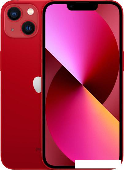Смартфон Apple iPhone 13 128GB (красный) - фото