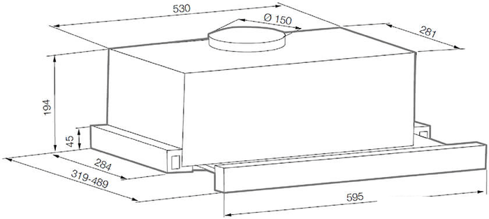 Кухонная вытяжка Graude DHF 60.0 W - фото