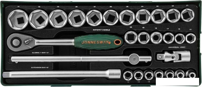 Универсальный набор инструментов Jonnesway S04H4728SP (28 предметов) - фото