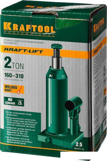 Бутылочный домкрат KRAFTOOL Kraft-Lift 43462-2_z01 2т - фото