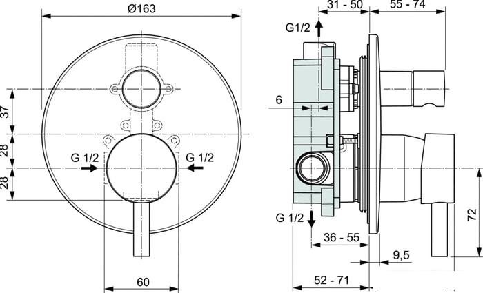 Смеситель Ideal Standard Ceraline A6939 - фото