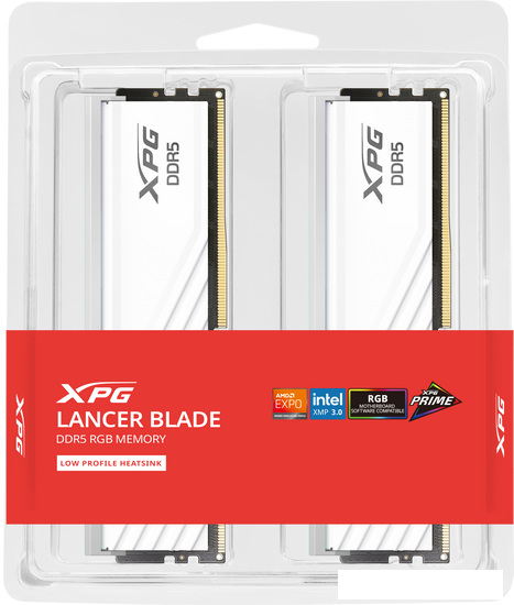 Оперативная память ADATA XPG Lancer Blade RGB 2x16ГБ DDR5 6000 МГц AX5U6000C3016G-DTLABRWH - фото