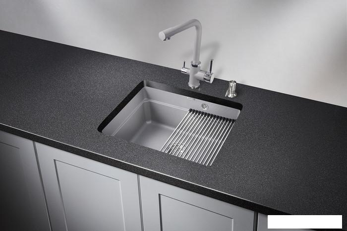 Кухонная мойка Granula KS-5501 (алюминиум) - фото