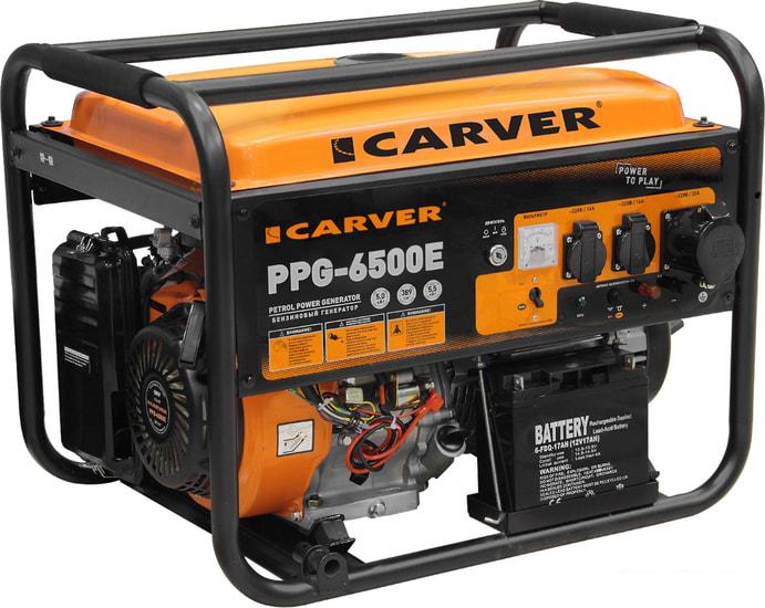 Бензиновый генератор Carver PPG-6500E - фото