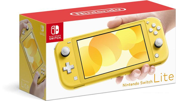 Игровая приставка Nintendo Switch Lite (желтый) - фото