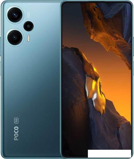 Смартфон POCO F5 8GB/256GB международная версия (синий) - фото