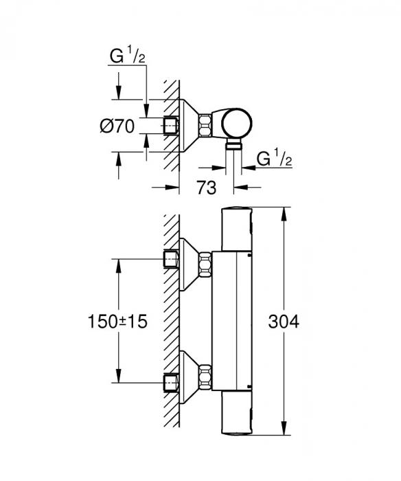 Смеситель Grohe Precision Start 34594000 - фото