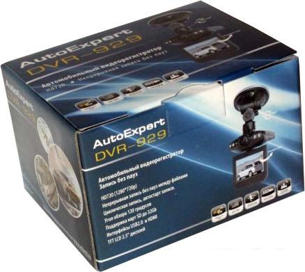 Автомобильный видеорегистратор AutoExpert DVR-929 - фото