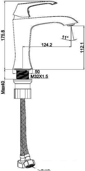 Смеситель Maxonor PL1088 - фото