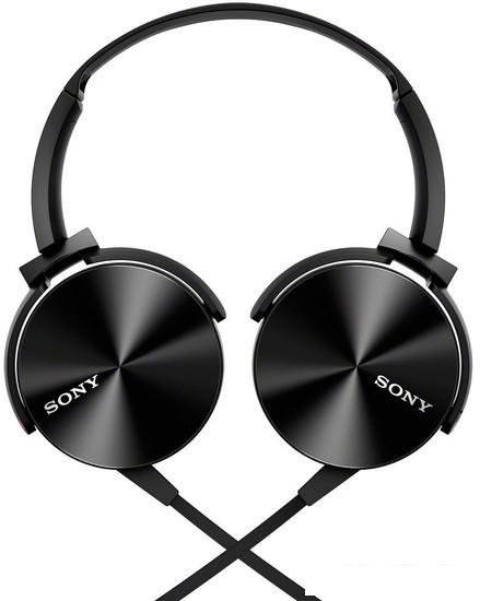 Наушники Sony MDR-XB450AP (черный) - фото