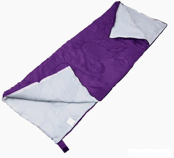 Спальный мешок Calviano Acamper Bruni 300г/м2 (фиолетовый) - фото