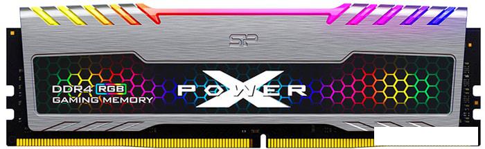 Оперативная память Silicon-Power XPower Turbine RGB 8GB DDR4 PC4-25600 SP008GXLZU320BSB - фото