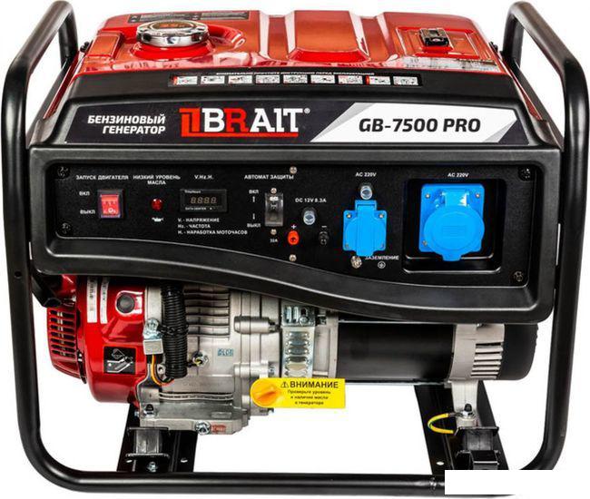 Бензиновый генератор Brait GB-7500 Pro - фото