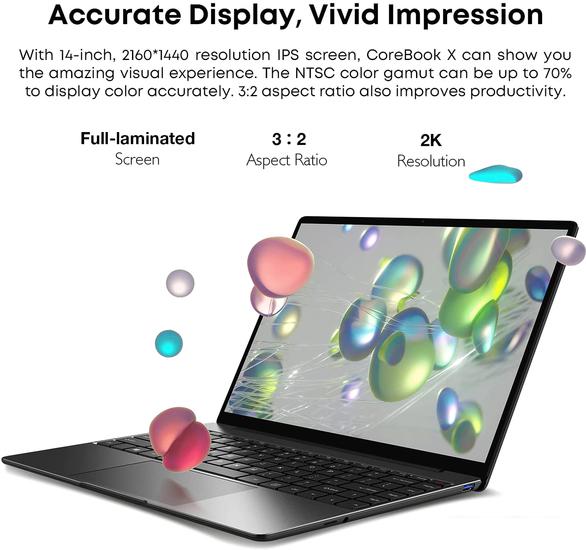 Ноутбук Chuwi CoreBook X 8GB+512GB - фото