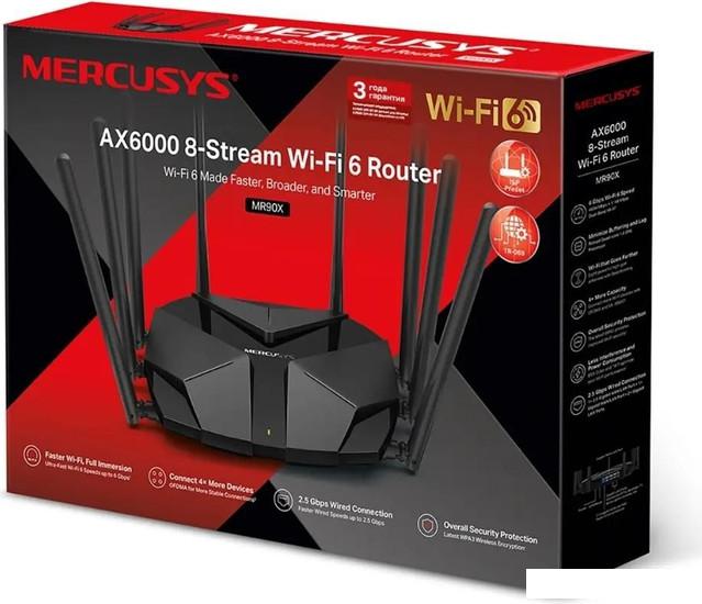 Wi-Fi роутер Mercusys MR90X V1 - фото