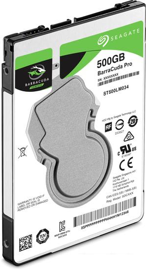 Жесткий диск Seagate Barracuda Pro 500GB ST500LM034 - фото