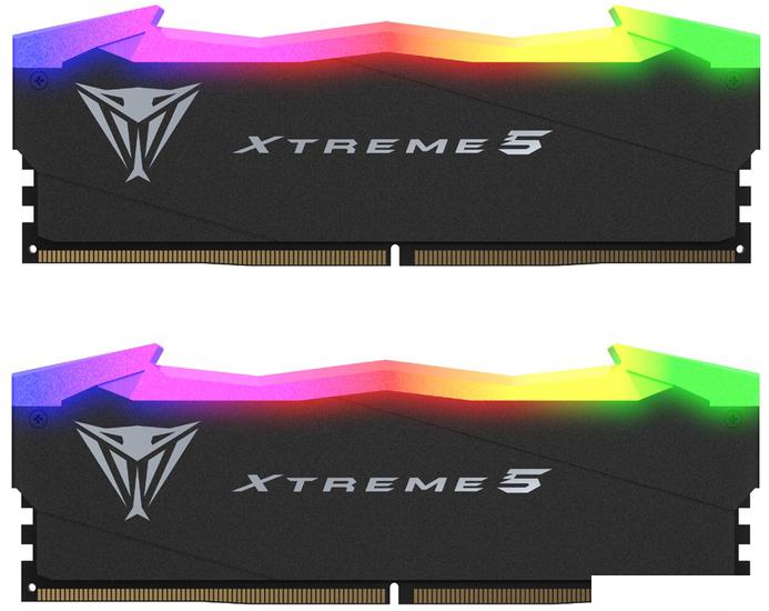 Оперативная память Patriot Xtreme 5 2x24ГБ DDR5 7600 МГц PVXR548G76C36K - фото