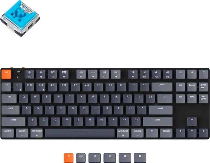 Клавиатура Keychron K1 SE RGB K1SE-E2-RU (Keychron Low Profile Optical Blue) - фото