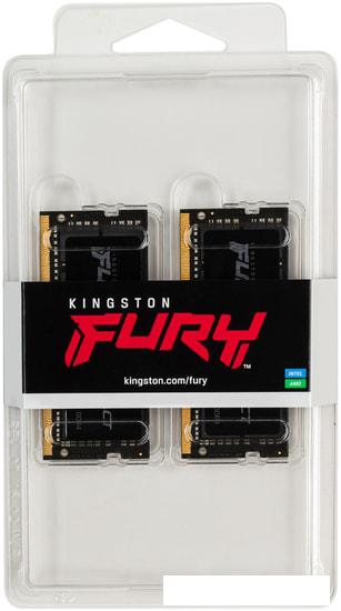 Оперативная память Kingston FURY Impact 2x32GB DDR4 SODIMM PC4-21300 KF426S16IBK2/64 - фото