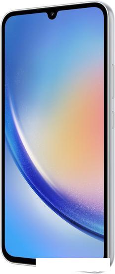 Смартфон Samsung Galaxy A34 5G SM-A346E/DSN 8GB/128GB (серебристый) - фото