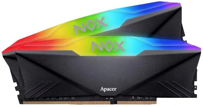 Оперативная память Apacer NOX RGB 2x8ГБ DDR4 3600МГц AH4U16G36C25YNBAA-2 - фото