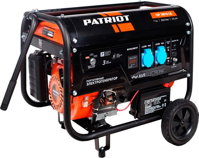 Бензиновый генератор Patriot GP 3810LE - фото