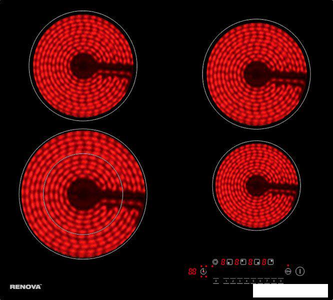 Варочная панель Renova TC-466L1BS1 - фото