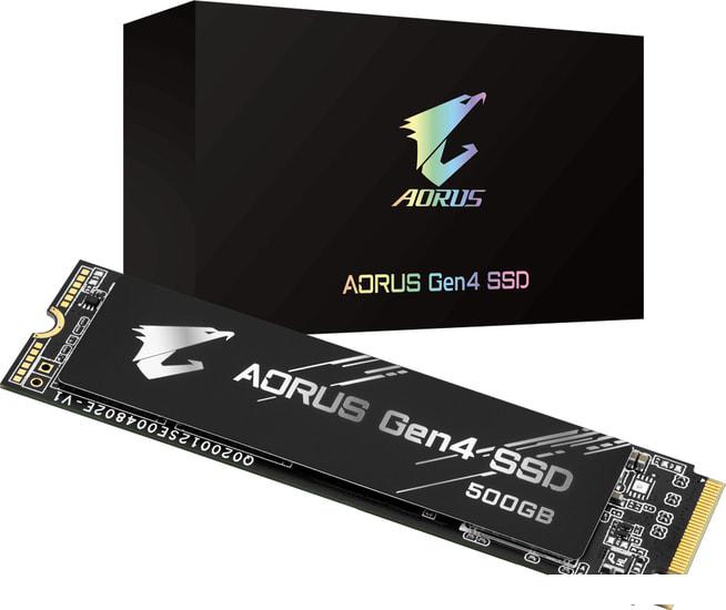 SSD Gigabyte AORUS Gen4 SSD 500GB GP-AG4500G - фото