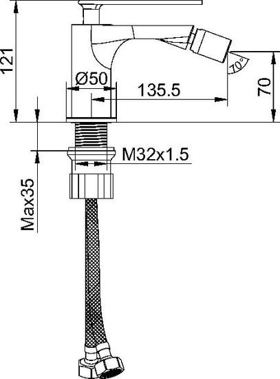 Смеситель Maxonor Pure Life PL5086 - фото