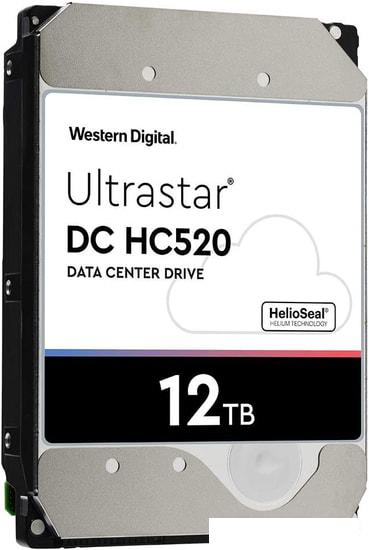 Жесткий диск WD Ultrastar DC HC520 512e ISE 12TB HUH721212ALE600 - фото