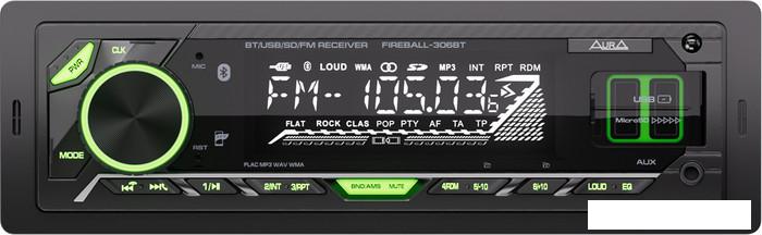 USB-магнитола Aura Fireball-306BT - фото