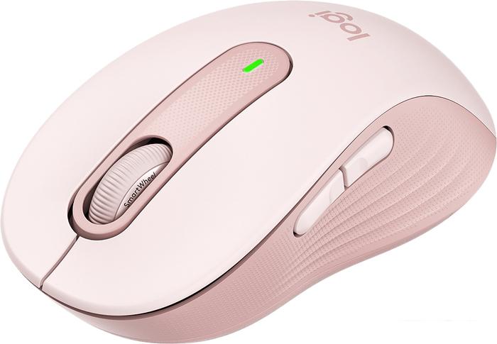 Мышь Logitech Signature M650 M (светло-розовый) - фото