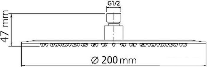 Верхний душ WeltWasser HS 20R - фото