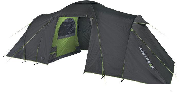 Кемпинговая палатка High Peak Como 4 (светло-серый/темно-серый/зеленый) - фото