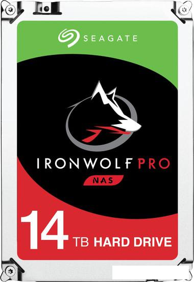 Жесткий диск Seagate IronWolf Pro 14TB ST14000NE0008 - фото