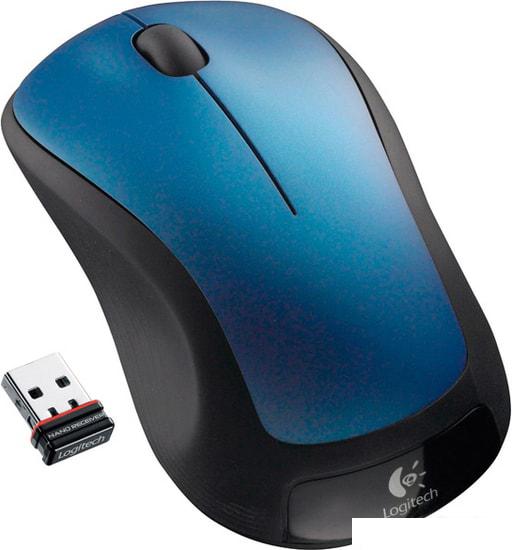 Мышь Logitech M310 (синий) - фото