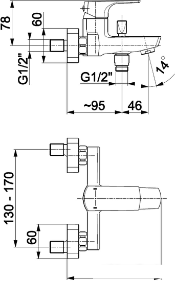 Смеситель Armatura Mokait 5534-010-00 - фото