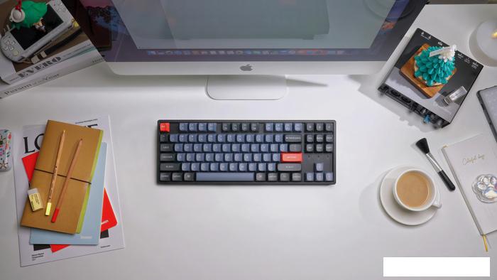 Клавиатура Keychron K8 Pro RGB K8P-J1-RU (Gateron G Pro Red) - фото