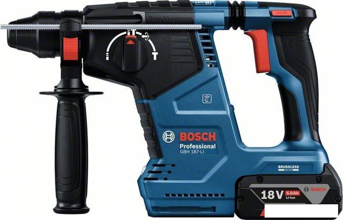 Перфоратор Bosch GBH 187-LI Professional 0611923022 (с 1-им АКБ, кейс) - фото