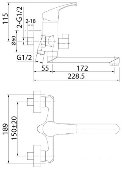 Смеситель Milardo Sterm STESB02M02 - фото