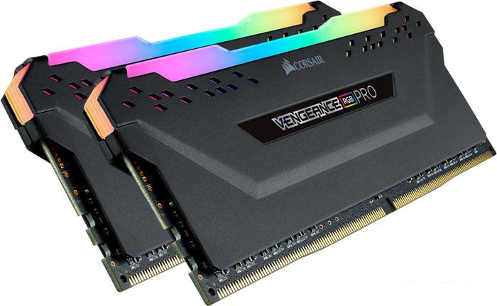 Оперативная память Corsair Vengeance PRO RGB 2x8GB DDR4 PC4-25600 CMW16GX4M2C3200C16 - фото