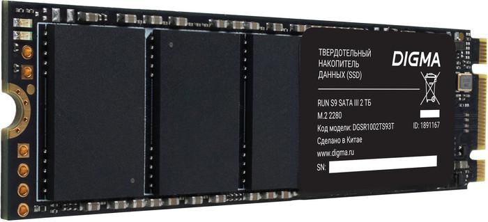 SSD Digma Run S9 2TB DGSR1002TS93T - фото