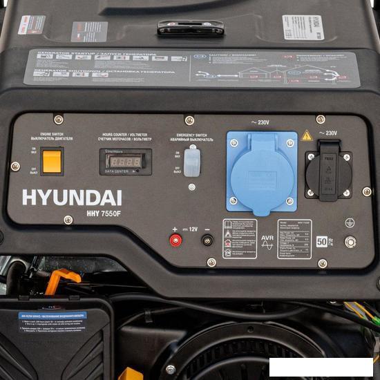 Бензиновый генератор Hyundai HHY7550F - фото